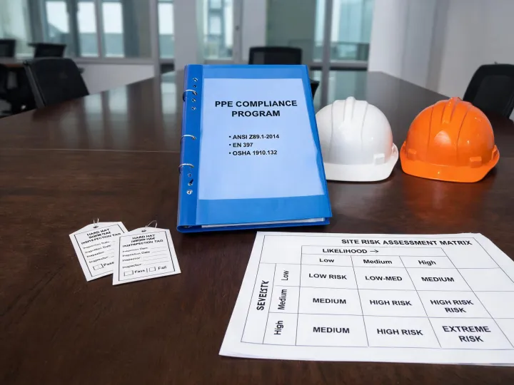 PPE compliance program binder
