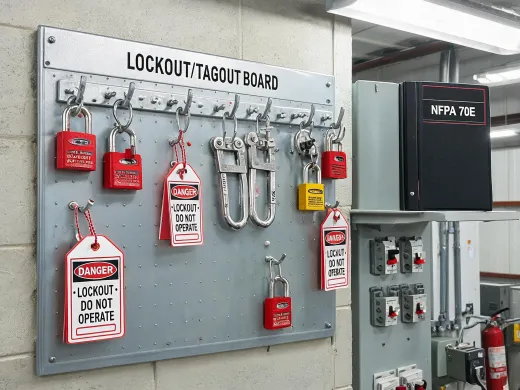 Lockout tagout padlocks